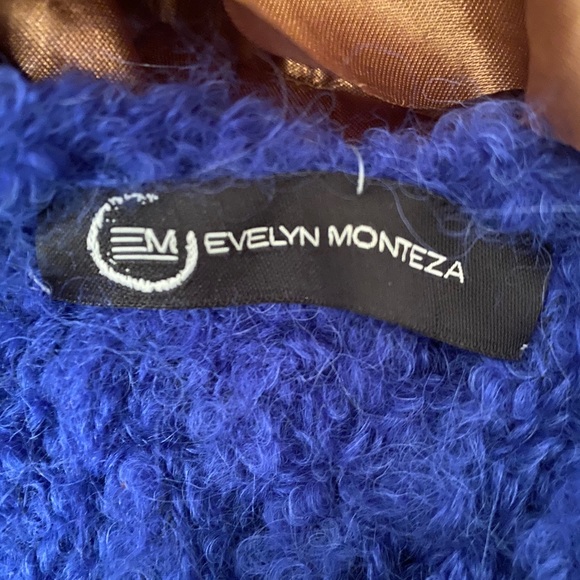 Evelyn Monteza Baby Alpaca Blue Cardigan - Picture 10 of 12